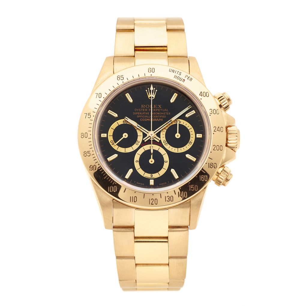  gold wristwatch